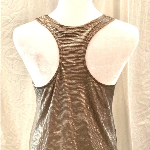 GOLD RACERBACK MINI DRESS - Picture 5 of 5